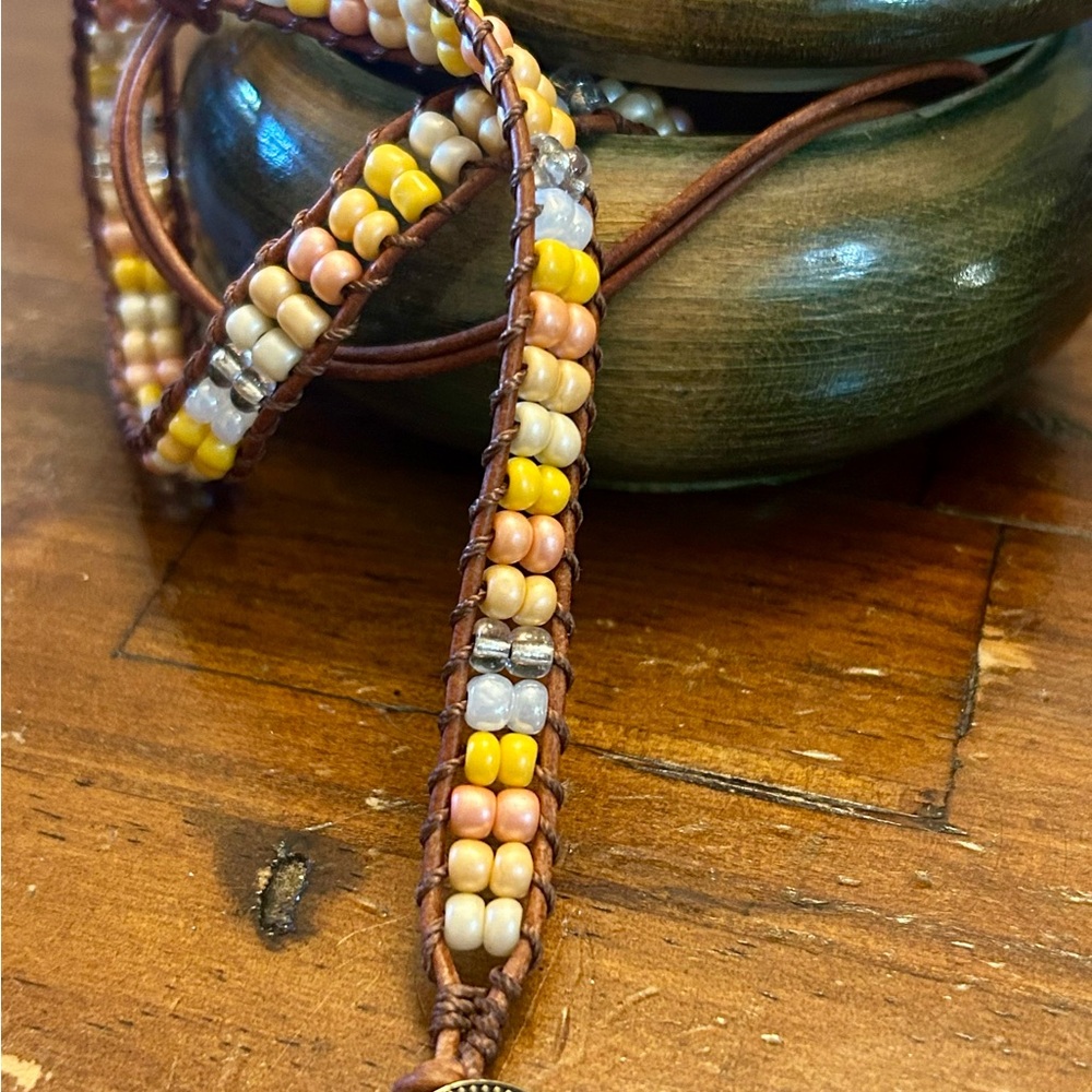 Handcrafted Beaded Wrap Bracelet